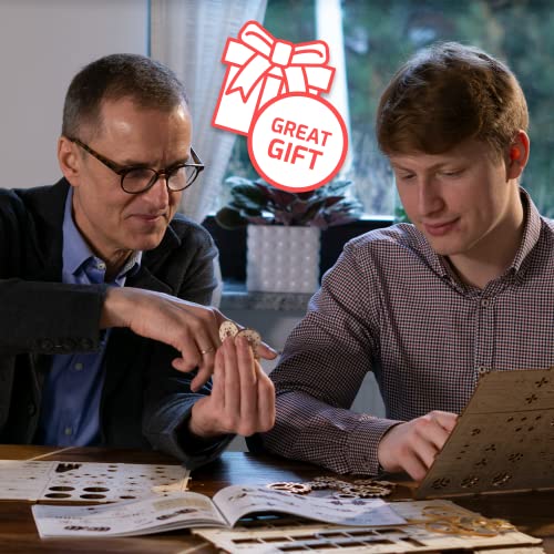 WOODEN.CITY Wood Ferris Wheel Building Kit 3D Puzzles - Discover Ferris Wheel Decor 3D Wooden Puzzles for Adults - Ferris Wheel Desk Wooden Models WOODEN.CITY