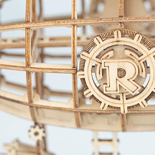 Rolife Build Your Own 3D Wooden Assembly Puzzle Wood Craft Kit Airship Model Gifts for Kids and Adults Rolife