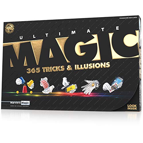 Marvin's Magic - Kids Magic Set - 365 Ultimate Magic Tricks & Illusions | Magic Tricks for Kids | Includes Svengali Cards, Flash Money Trick, Mind - WoodArtSupply