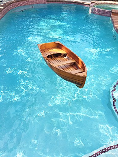 Wooden Boat USA K197 Whitehall Dinghy Display, 5', Brown Wooden Boat USA