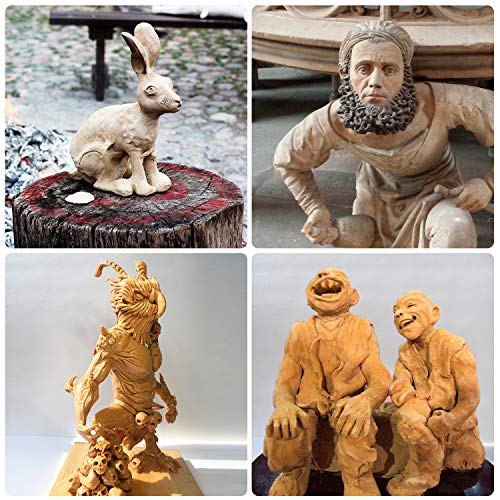 10Pcs Silicone Clay Sculpting Tool, Modeling Dotting Tool& Pottery Craft use for DIY Handicraft,Silicone Tool,Silicone Sculpting Tools Awpeye