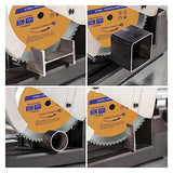 Yolan 7 1/4” Metal Cutting Circular Saw Blade, 7-1/4-Inch 180 Blade,36-Tooth,Carbide Tipped, 5/8-Inch Arbor, Diamond Knockout Arbor for TCT Miter Saw yolan