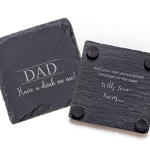 12 Pack 4 x 4 Inch Gorgeous Black Slate Stone Coasters Bulk Square Slate for Drink Bar Kitchen Home, Handmade Natural Rough Edge, Set of 12 MONKEY SUN