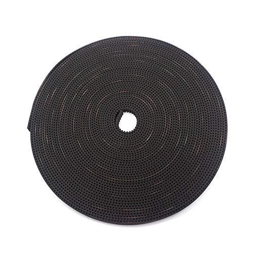 3D Printing GT2 Timing Belt, Zeelo 5 Meters (16.4ft) GT2 Open Timing Belt 2mm Pitch 6mm Width Rubber Fiberglass Fit for RepRap Prusa Mendel Rostock Zeelo