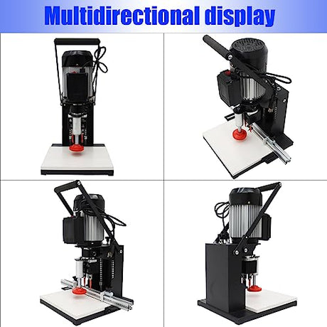 PreAsion Hinge Drilling and Boring Machine, Portable Woodworking Hand-Held Hinge Drilling Machine, Hinge Drilling Machine for Woodworking 110V 1100W PreAsion