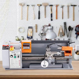 VEVOR Metal Lathe Machine, 7.87'' x 13.78'', Precision Benchtop Power Metal Lathe, 50-2500 RPM Continuously Variable Speed, 500W Brush Motor Metal VEVOR