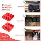 5 Pack Battery Holder for Craftsman 20V Battery Mounts Dock Holder Fit for CMCB204 CMCB202 CMCB201 CMCS500B(w/10 Screws, No Battery) Crivnhar