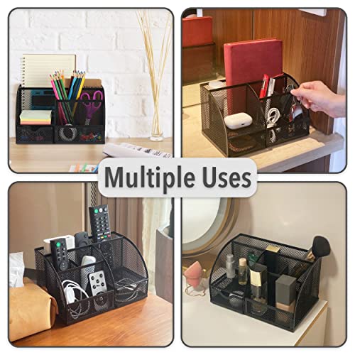 Mr. Pen- Mesh Desk Organizer, Black, Pen Holders Organizers, Desk Pencil Organizer, Pen /Pencil Holder, Pen Organizer for Desk Mr. Pen