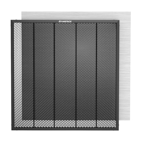 ATOMSTACK F4 Honeycomb Laser Bed 15"X12" for Laser Engraver Honeycomb Working Table with Metal Tray, 6 Platens & 4 Pads Compatible with Most ATOMSTACK