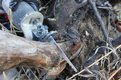 Caliastro 9-Inch of 3 Blades, 6-Inch of 3 Blades and 12-inch of 2 Blades for Wood Pruning Saw Blades for Reciprocating/Sawzall Saws - 8 Pack Caliastro