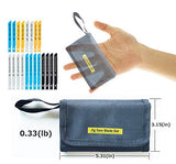 20-Piece Universal Jig Saw Blade Set for Wood,Plastic and Metal Cutting with Tool Bag Universal Design fits All Name Brand and Import jig saws Autsmal