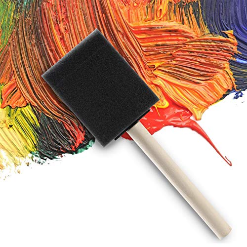 Bates- Foam Paint Brushes, Sponge Brushes, Sponge Paint Brush, Foam Brushes, Foam Brushes for Painting, Foam Brushes for Staining, Paint Sponges, - WoodArtSupply