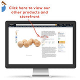 3 inch Wooden Round Ball, Bag of 5 Unfinished Natural Round Hardwood Balls, Smooth Birch Balls, for Crafts and DIY Projects (3 inch Diameter) by Woodpeckers