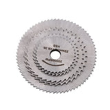 Pack of 5 Pcs Mini HSS Circular Saw Blade Cutting Blade Set with Extension Rod for Metal Cutter Power Or Wood Cutting Hilitand