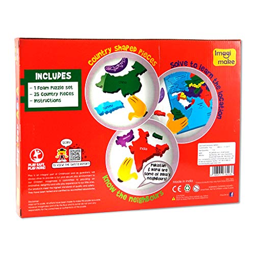 Imagimake Mapology: Destination Asia Map Puzzle Imagimake