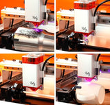 Roly LaserMATIC Mk2 20W Laser Engraver with Integrated Enclosure, Rotary, Air Assist, Honeycomb Panel and Camera Included, Laser Engraver for Wood, Roly