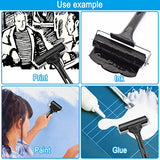 Rubber Roller, Ideal for Anti Skid Tape Construction Tools, Print, Ink and Stamping Tools (2.5-Inch, Black) Yorwe