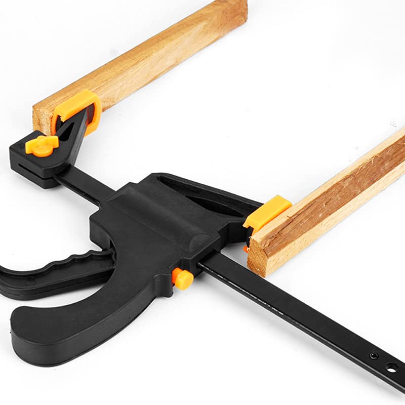 Ximimark 2 PCS 4inch Bar F Clamps Clip Grip Quick Ratchet Release Woodworking DIY Hand Tool Kit Ximimark