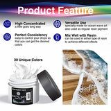 BALTIC DAY - 30 Pigment Pastes for Epoxy Resin Set - Epoxy Resin Color Pigment Paste - Opaque Resin Paste | Epoxy, Resin Art Paste | Resin Paste BALTIC DAY