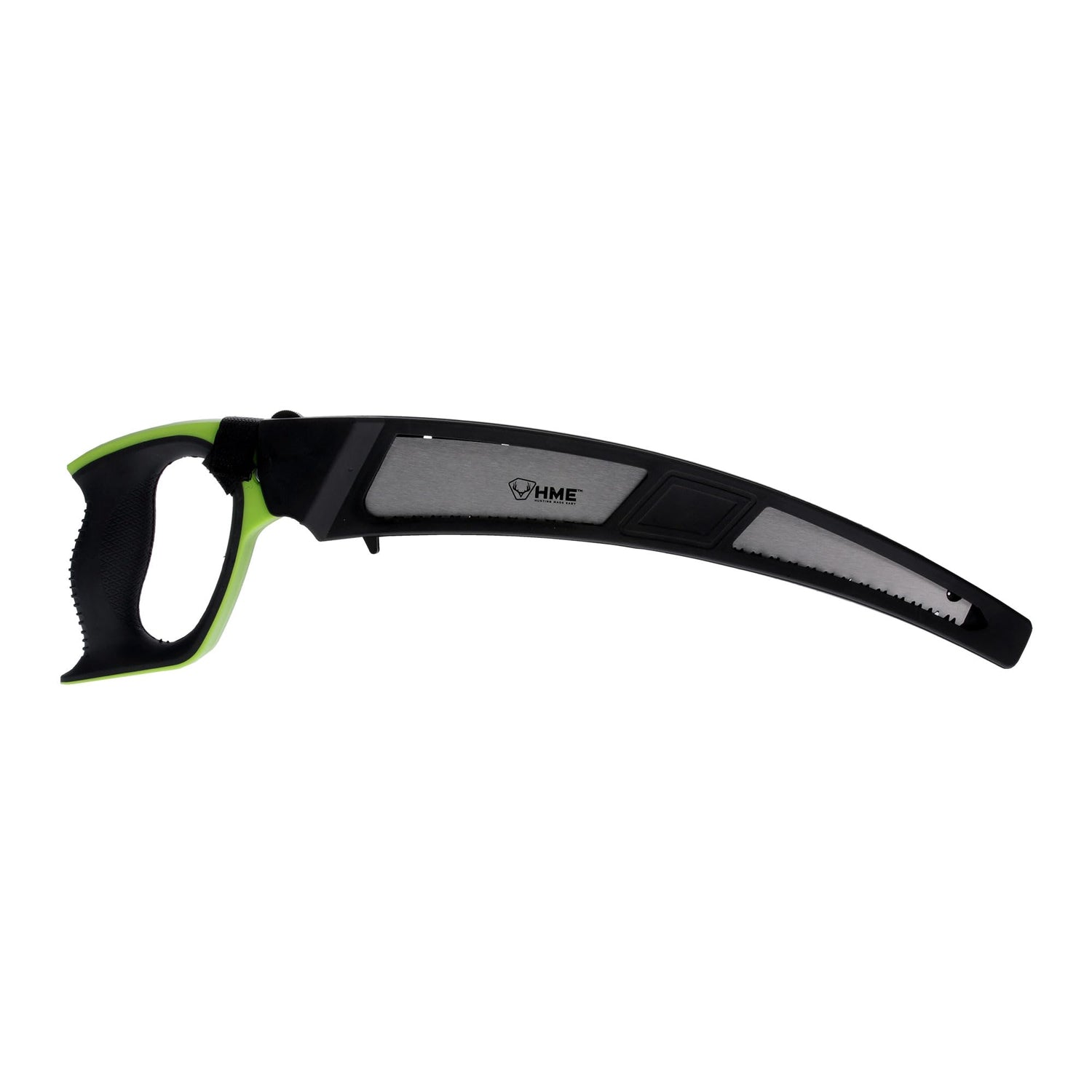 HME 12" Curved Steel Blade Hand Saw with Scabbard for Hunting, Camping, Backpacking, Gardening, Pruning HME