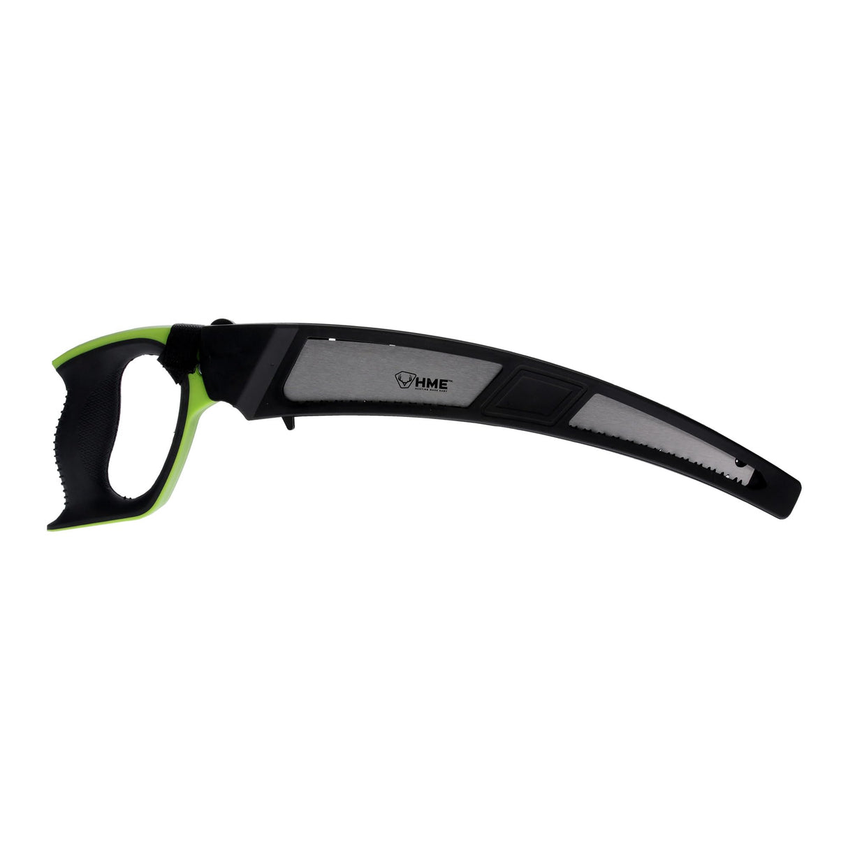 HME 12" Curved Steel Blade Hand Saw with Scabbard for Hunting, Camping, Backpacking, Gardening, Pruning HME