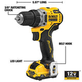DEWALT XTREME 12V MAX* Cordless Drill Combo Kit (DCK221F2) DEWALT