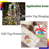 Pandahall 48pcs Unfinished Wood Easter Ornaments Egg Bunny Duck Tulip Chicks Wooden Blank Cutout Slices with 70pcs Hemp Cord 48pcs Wiggle Googly Eyes PH PandaHall