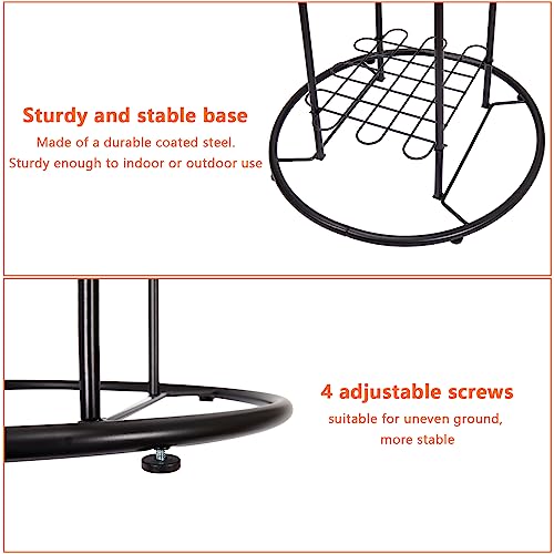 Garage Storage, Tool Storage Rack, Garage Organization, Organizes up to 40 Long-Handled Tools, Yard Tool Holder Organizer for Garage, Garden, Shed Kingarage