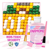 sevgili Diamond Painting Sealer Kits 240ML with Brushes, Diamond Art Sealer Puzzle Glue Diamond Painting Accessories and Tools,Diamond Painting Kits sevgili