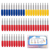 STREWEEK 50PCS Cutting Blades compatible for Cricut Explore Air/Air 2/Air 3/Maker 3, Fine Point Blades Consist of 10PCS 30°Shallow Cutting STREWEEK