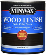 Minwax® Wood Finish® Water-Based Solid Color Stain, True Black, 1 Quart Minwax