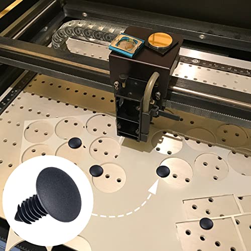 HINZIC 100 Pcs 7.5-8 mm Honeycomb Pins Honeycomb Laser Bed Hold Down Pins Honeycomb Fixing Needle Laser Engraver Accessories Grid Working Table Laser - WoodArtSupply