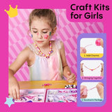 Tomons Charm Bracelet Making Kit for Girls, Beads for Jewelry Making Kit, Arts & Crafts Gift for Ages 3-12, Girls Toys 3 4 5 6 7 8 9 10 Year Old Girl Tomons