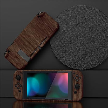 eXtremeRate PlayVital Back Cover for Nintendo Switch Console, Handheld Controller Separable Protector Hard Shell for NS Joycon, Customized Dockable - WoodArtSupply