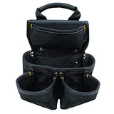 CLC Custom Leathercraft 5605 Professional Carpenters Combo Tool Belt, Black, 18 Pocket Custom Leathercraft
