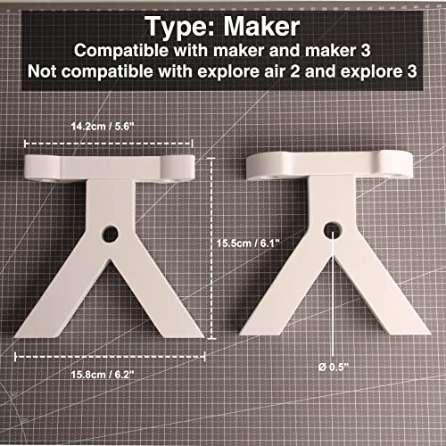 LOPASA Stand Legs Compatible with Cricut Maker 3/ Maker, Cricut Machine, Accessories and Supplies Storage Tools, Save Craft Table or Desk Space(Maker