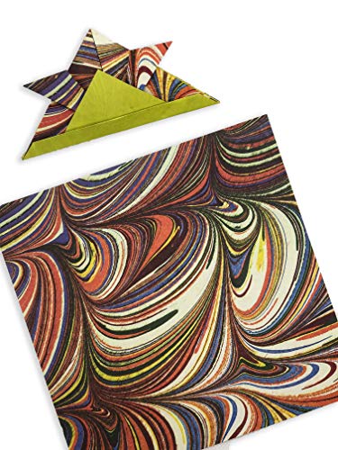 Origami Paper 200 sheets Marbled Patterns 6" (15 cm): Tuttle Origami Paper: Double Sided Origami Sheets Printed with 12 Different Patterns - WoodArtSupply