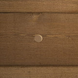 Outsunny Raised Garden Bed with 8 Pockets and Shelf, Wooden Elevated Planter Box with Legs to Grow Herbs, Vegetables, and Flowers, Dark Brown Outsunny