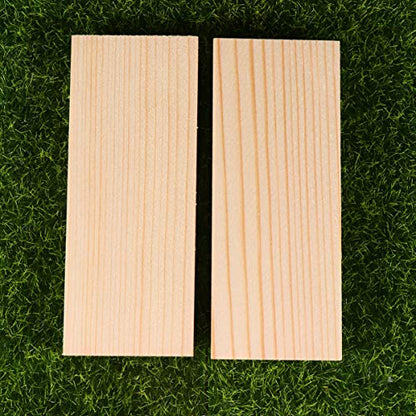 SUPVOX 20pcs Basswood Carving Unfinished Wood Boards Sheets Beginners Premium Carving Blocks DIY Crafts Art Supplies