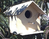 Wood Bird House Kit Complete with Nails HAMMOND TOYS