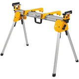 DEWALT Miter Saw Stand, Collapsible and Portable, 40” Beam, Extends up to 10 ft, Holds up to 500 lbs (DWX724),Silver DEWALT