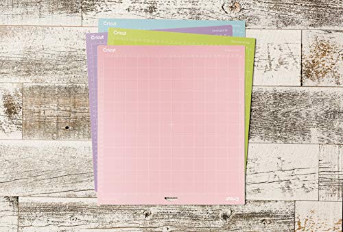 Cricut FabricGrip Adhesive Cutting Mat 12" x 12", High Density Fabric Craft Cutting Mat, Made of Material to Withstand Increased Pressure. Use For Cricut