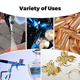 ARTME Airbrush Paint, 12 Metallic Colors Airbrush Paint Set Opaque & Water Based Acrylic Metallic Airbrush Paint, Ready to Spray, Leather & Shoe Artme