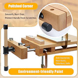 Fetcoi Woodworking Bench Vise - Hard Wood | Dual Guide Rods | 4 Bench Dogs | 2 Clips - Portable Quick Release Front Vise Workbench Wood Vise Work Fetcoi