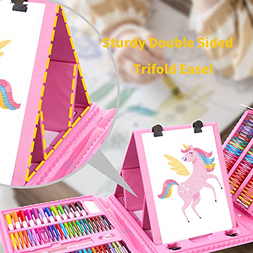 Drawing Supplies,Kids Paint ,Crayons for Kids Ages 4-8-12,Colored Pencils  for Kids Ages 4-8-12,Oil Pastels for Kids,Washable Markers for Kids Ages