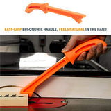 POWERTEC 71009 Push Block and Push Stick Set for Table Saws, Router Tables, Band Saws & Jointers, Dual Ergonomic Handles w/Max Grip, Hand Protection POWERTEC