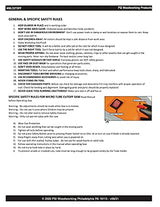 Penn State Industries MLCUTOFF Pen Tube Micro Cutoff Saw with Jig, Orange/Grey/White Penn State Industries