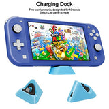 Switch Lite Accessories Bundle, Kit with Carrying Case,TPU Case Cover with Screen Protector,Charging Dock,Playstand, Game Card Case, USB Cable, WDZREE