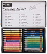 Sargent Art 22-1124 24 Premium Watercolor Crayons Sargent Art