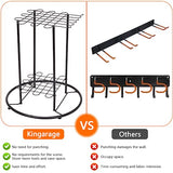 Garage Storage, Tool Storage Rack, Garage Organization, Organizes up to 40 Long-Handled Tools, Yard Tool Holder Organizer for Garage, Garden, Shed Kingarage